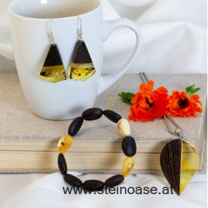 Armband Natur-Bernstein 'matt'